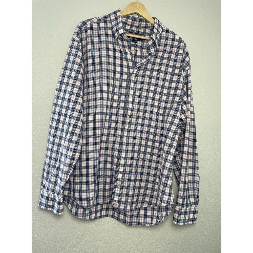 Vineyard Vines Cotton Long Sleeve Button Up Shirt‎ Men's  XL Classic Fit Murray